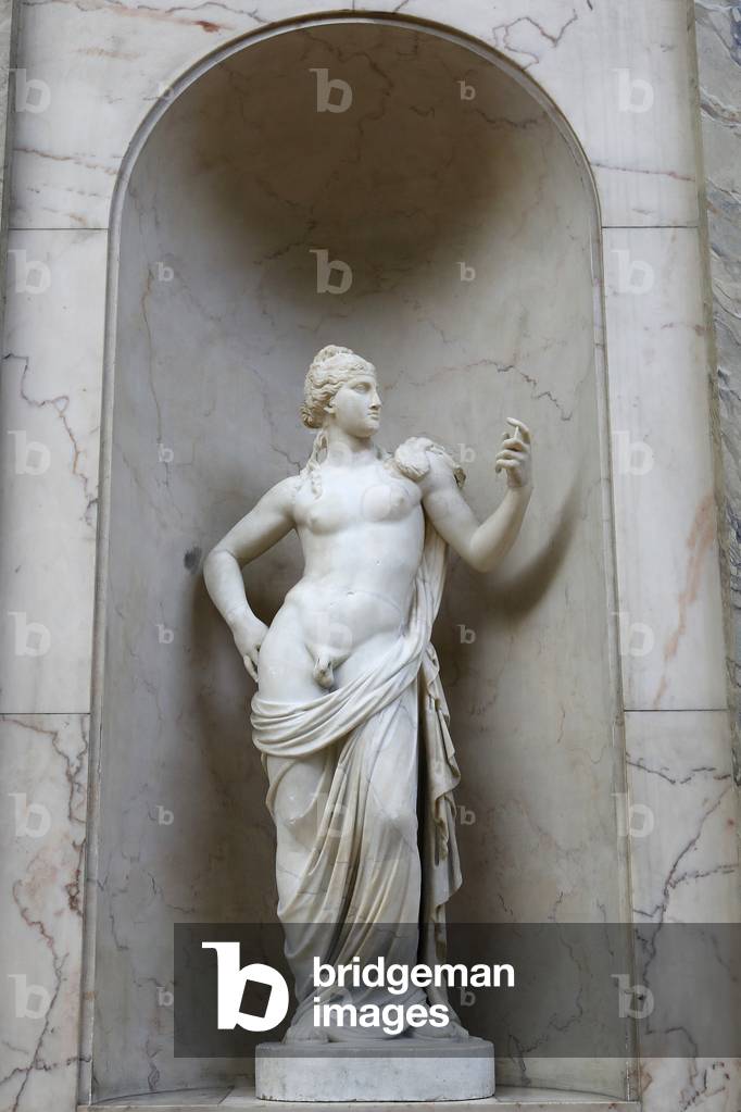 Louvre museum, Paris, France. Bacchus, marble, 2nd century.