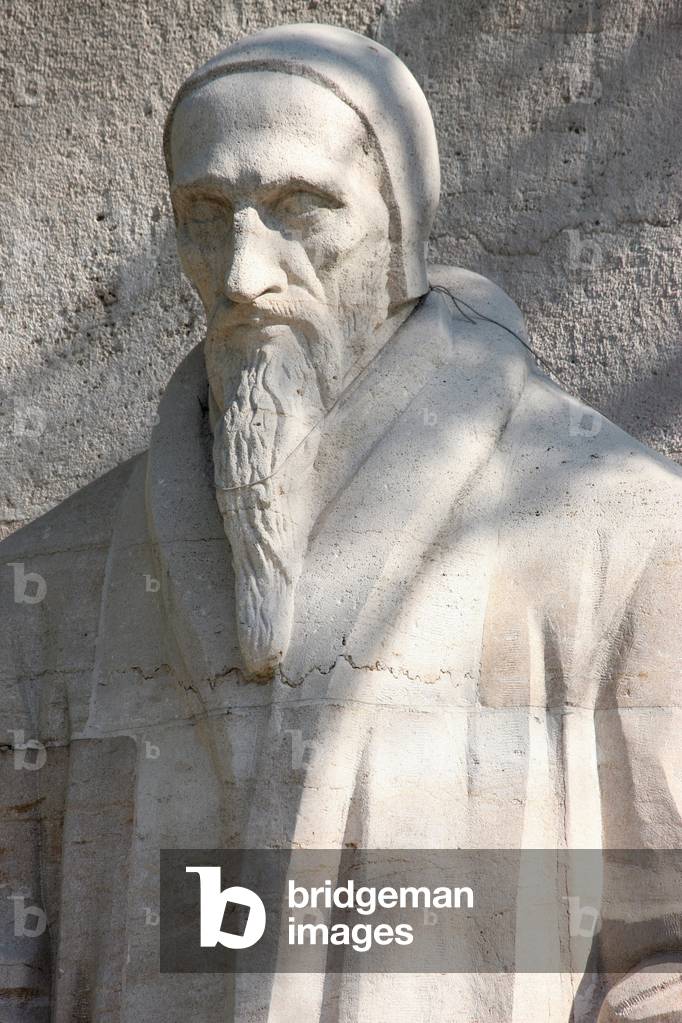 Reformation Monument in Geneva. John Calvin sculpture Geneva Switzerland