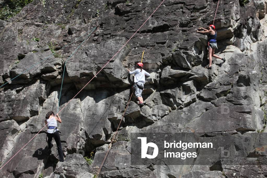 Mountain climbing Sallanches France