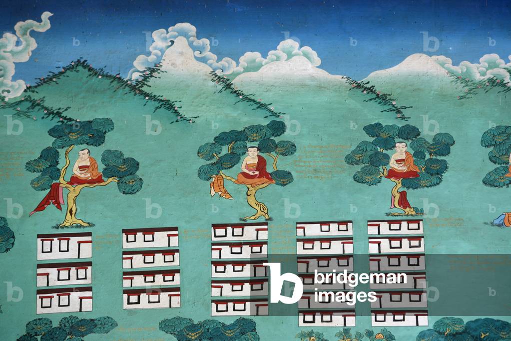 The Myth of Shangri La. Kopan monastery, Kathmandu, Nepal