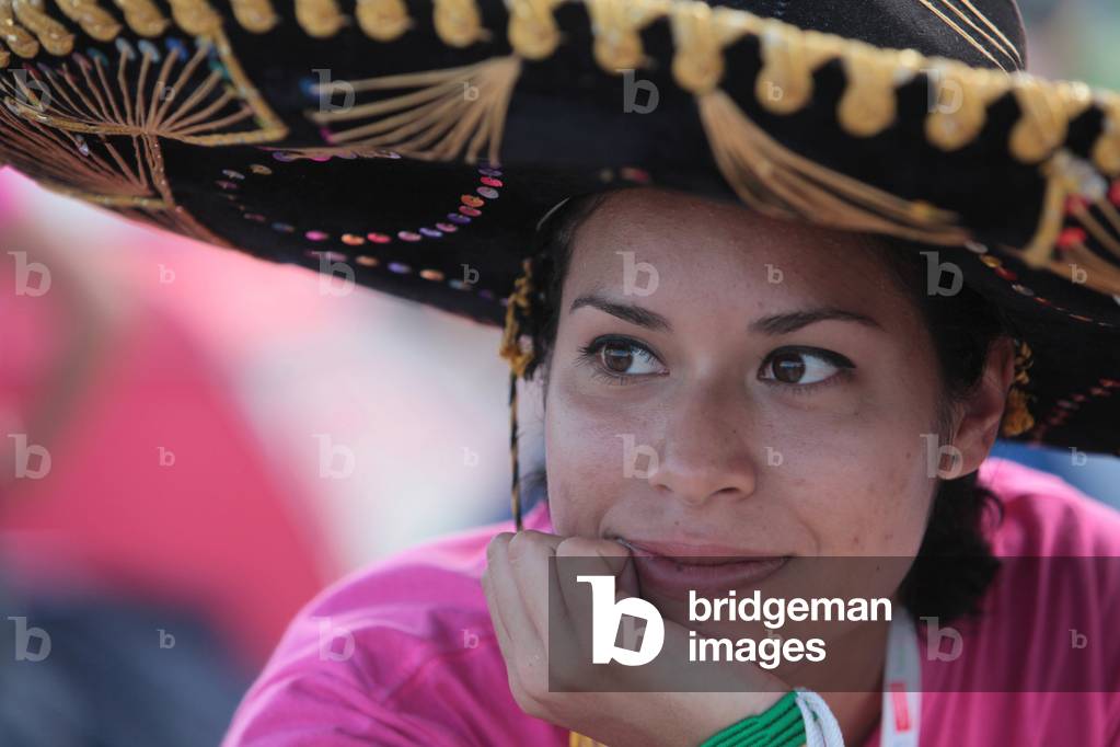 Pilgrim at World Youth Day Madrid Spain
