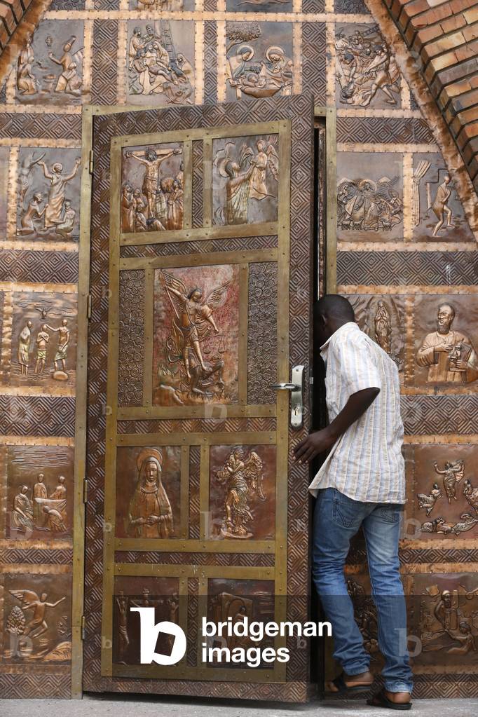 Brazzaville St Anne's Basilica Gate, Brazzaville, Congo-Brazzaville