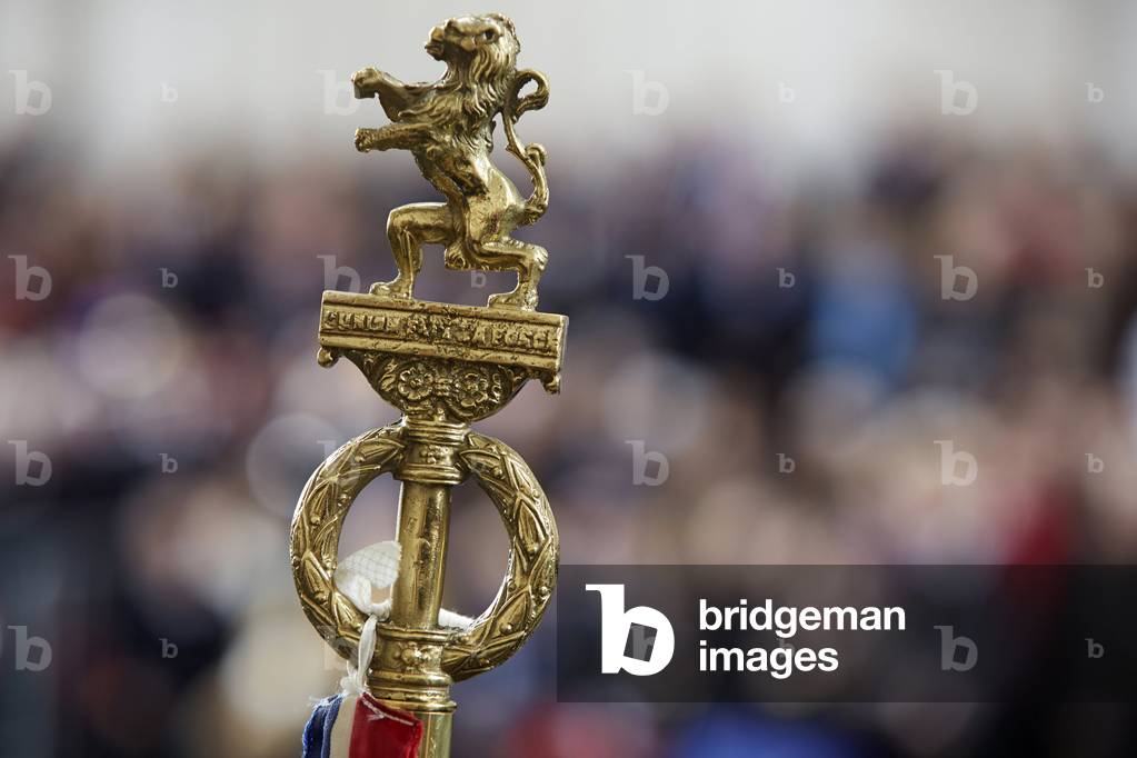 Poppy parade in Ypres, Ieper, Belgium
