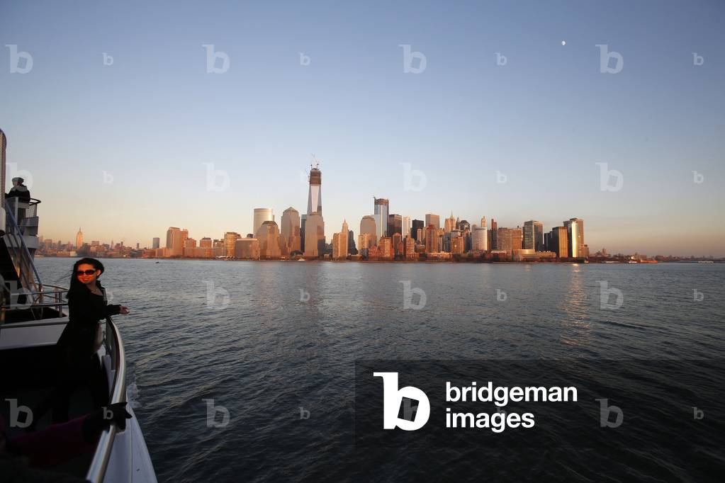 Manhattan skyline from the Hudson River - New York, United States