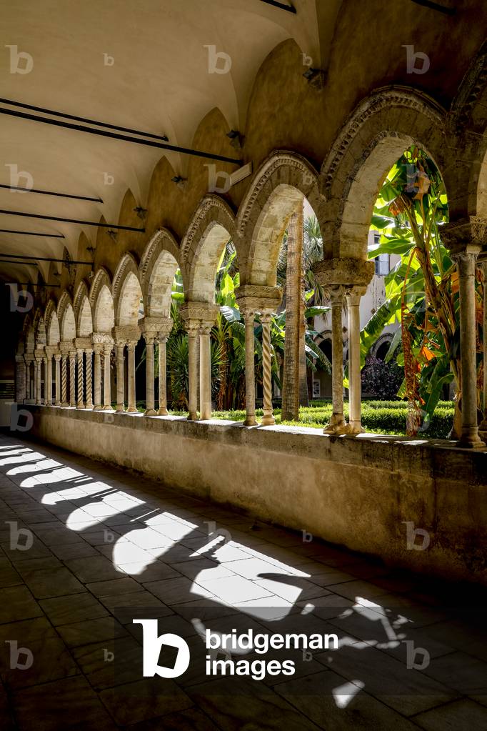 San Domenico church cloister, Palermo, Sicily, Italy. (photo)