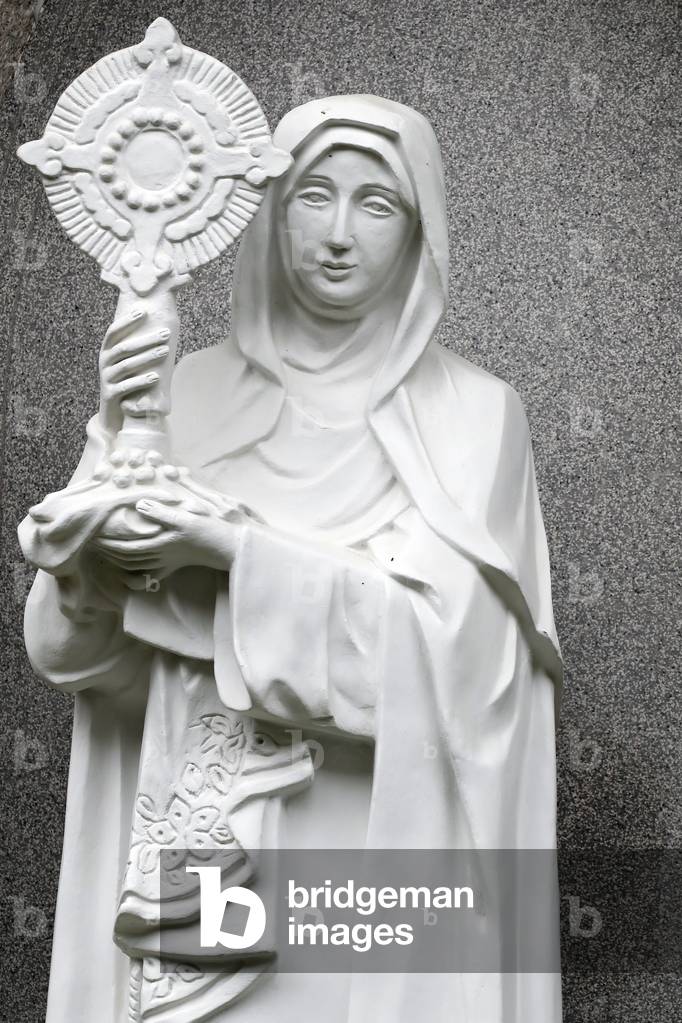 Cistercian Abbey, Our Lady of My Ca, Saint Clare of Assisi, Statue, Vietnam, 2019 (photo)