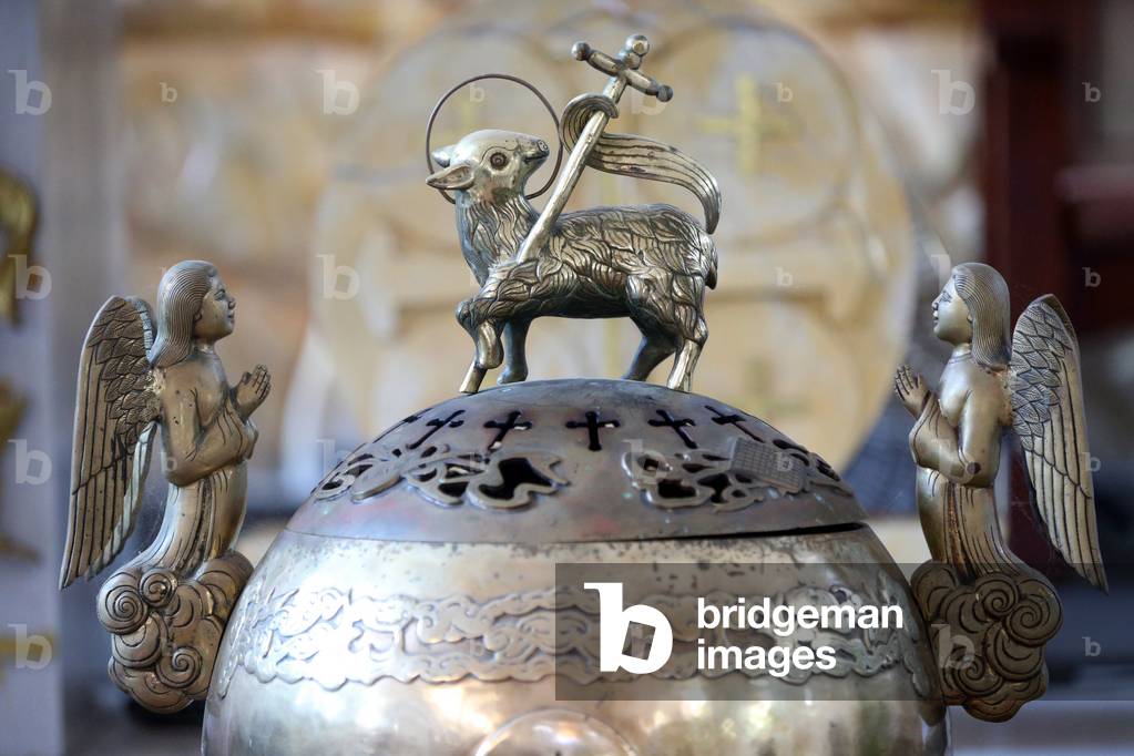 Hoi An catholic church. Lamb of god. Hoi An. Vietnam