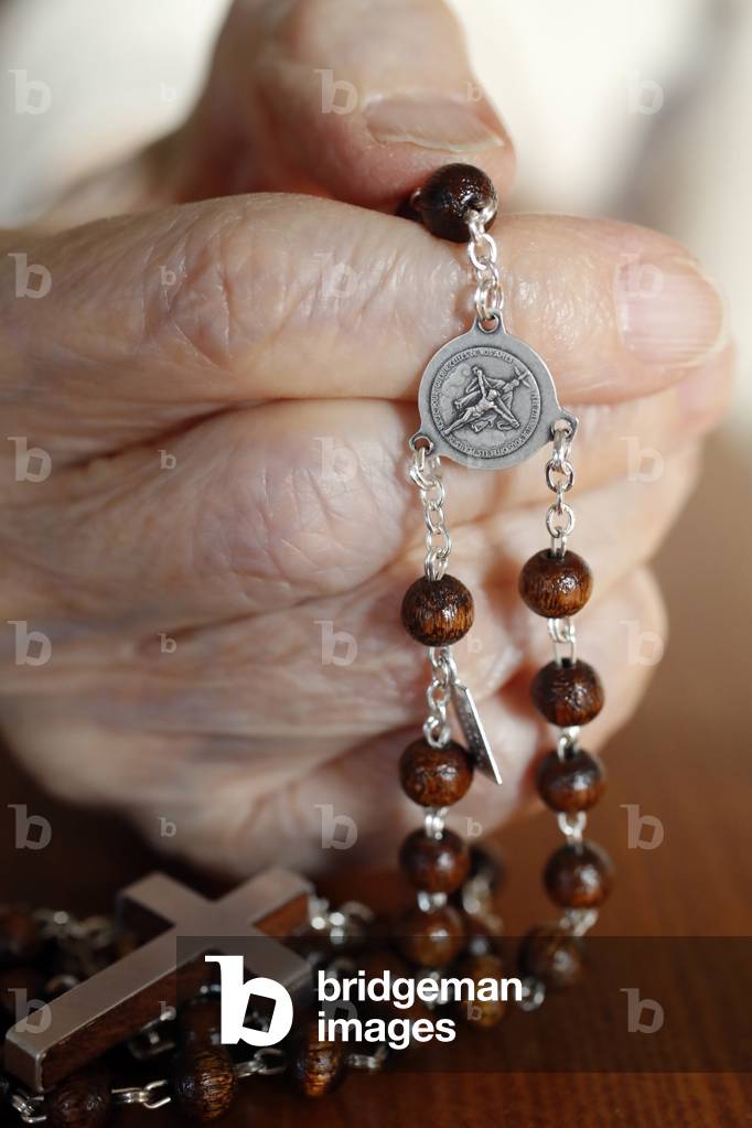 The Rosary of the Holy Wounds was introduced at the beginning of the 20th century by the Venerable Sister Marie Martha Chambon, Marclaz, France (photo)