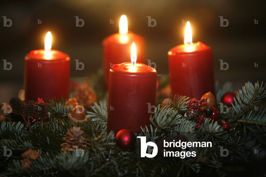 Candele dell'Avvento Saint Gervais Francia