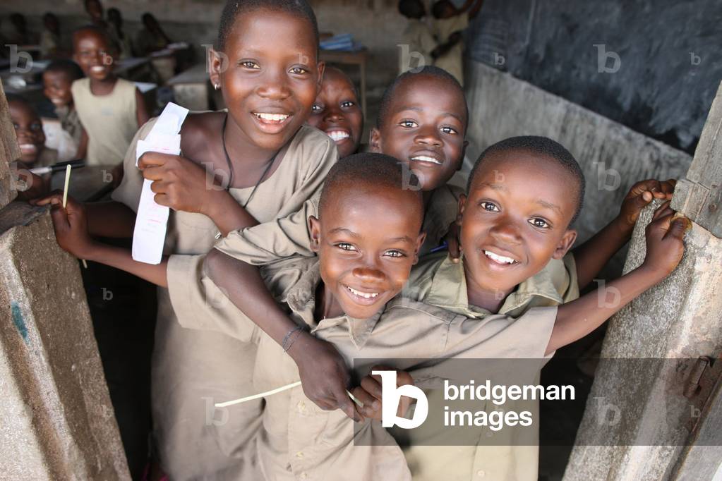 African schoolchildren, Lome, Togo