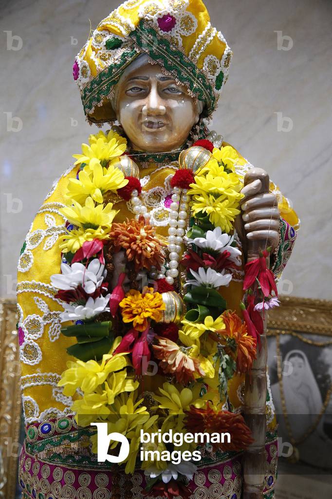 Shree Hindu temple, Leicester. Jalaram Bapa murthi. United kingdom