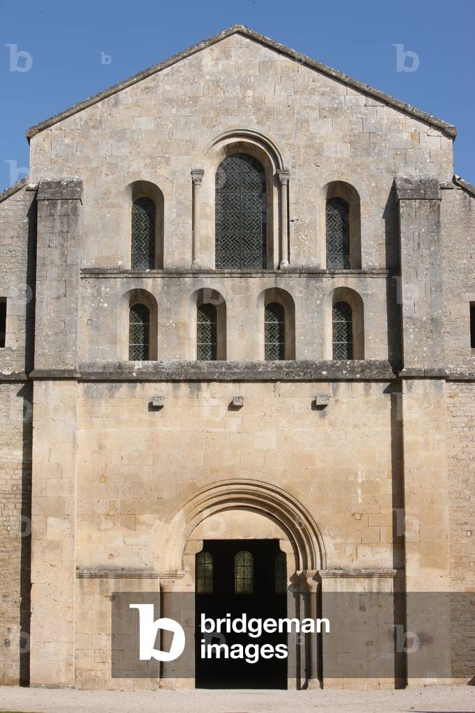 Fontenay abbey church Marmagne France