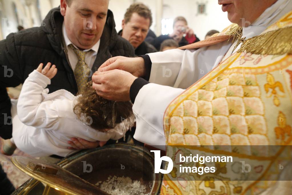France, Seine-Saint-Denis, Villemomble : Baptism, Ceremony