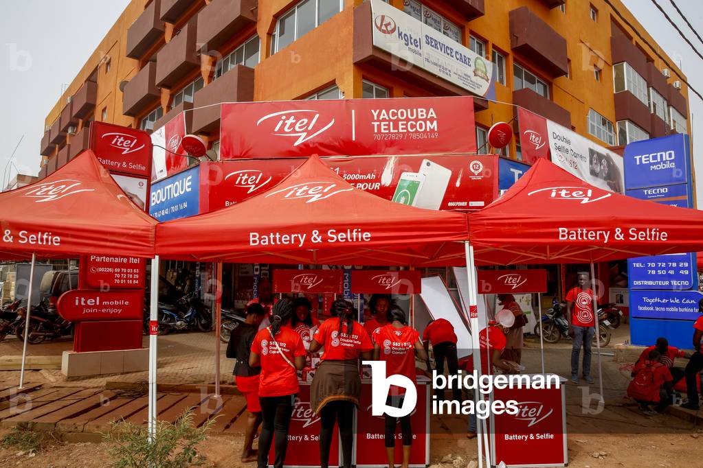 Telecom company marketing operation, Ouagadougou, Burkina Faso, 2017 (photo)