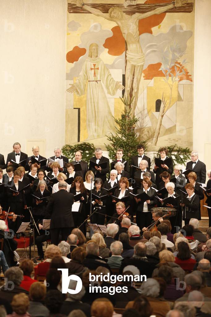 Image de Photographie représentant Choeur de Saint-Louis de Villemomble - Concert - Messe de Schubert - Villem