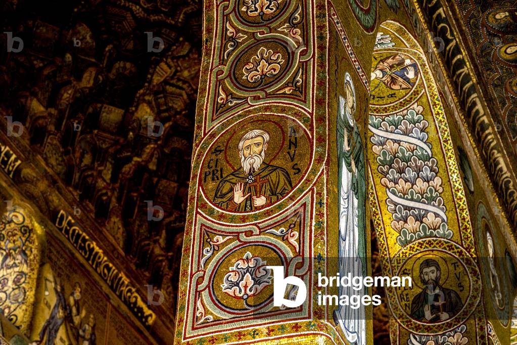 Palatine chapel, Palermo, Sicily, Italy. (photo)