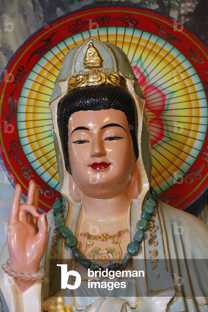 Tu An Buddhist temple ; Quan Am bodhisattva of compassion ; Saint-Pierre-en- Faucigny France
