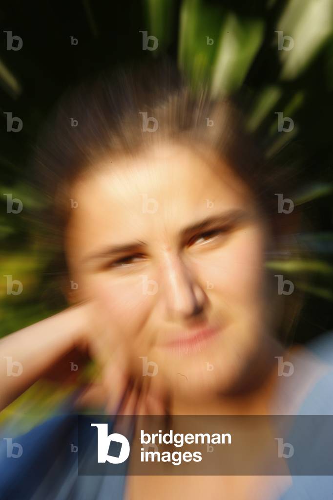 Young woman, Saint-Gervais, France