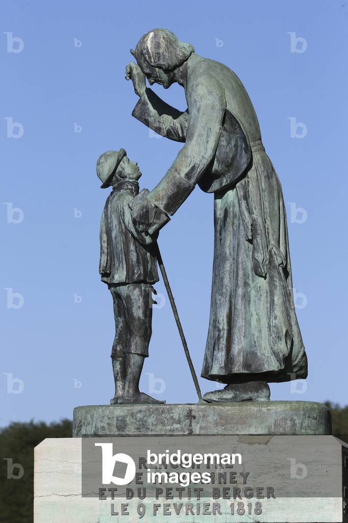 Ars-sur-Formans, Ain, Frankreich - Ars-sur-Fromans. Heiligtuar-Schrein von Jean-Marie Vianney (das Cure d'Ars)
