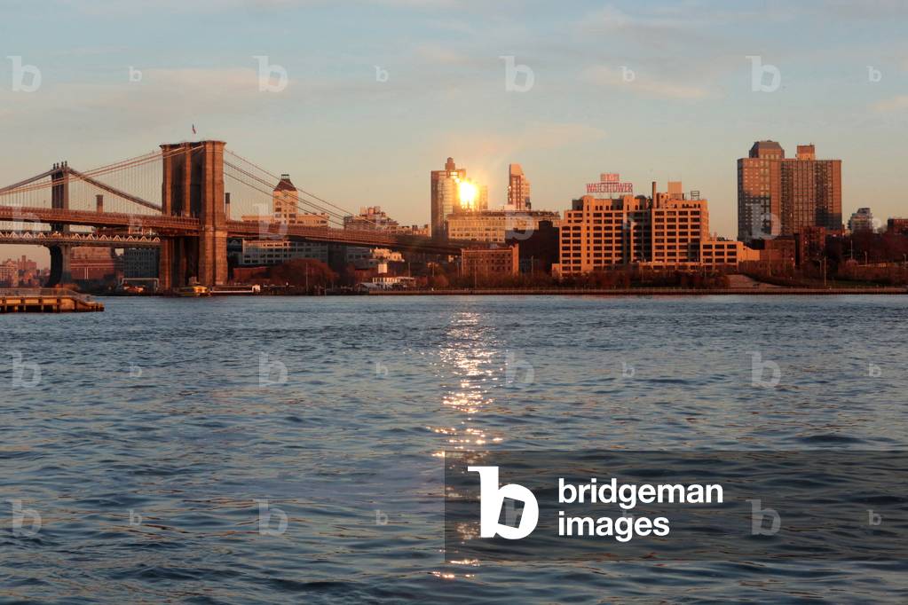 Brooklyn bridge and Manhattan bridge, New York, United States of America