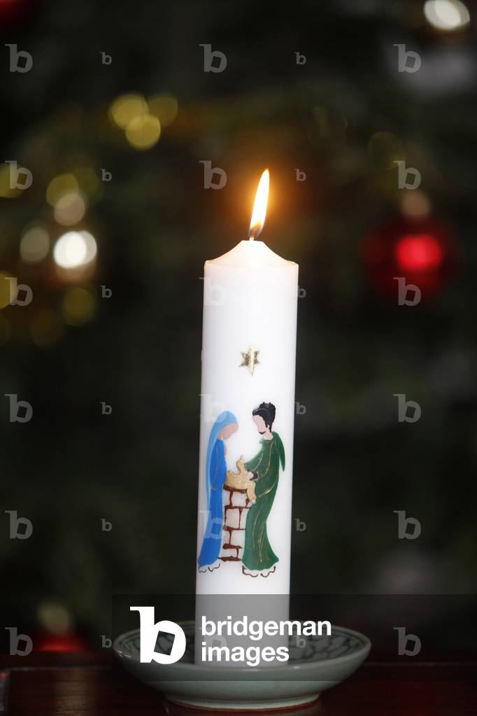 Christmas candle, Montrouge, France