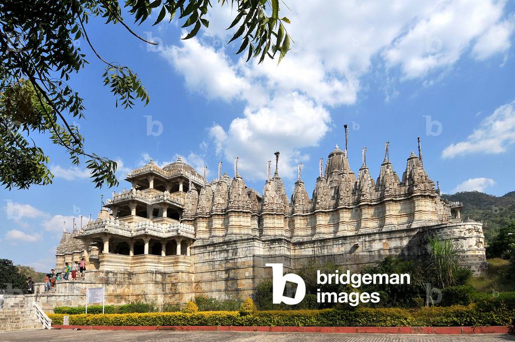 India, RAJASTHAN, RANAKPUR : Ranakpur Jain temple, XVth century, Jain temple dedicated to Adinath and created by Dipak (photo)