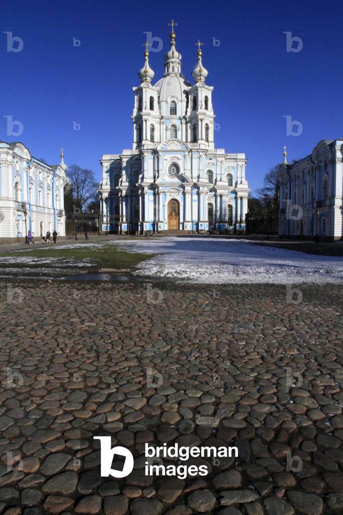 Smolny cathedral, Saint Petersburg, Russia