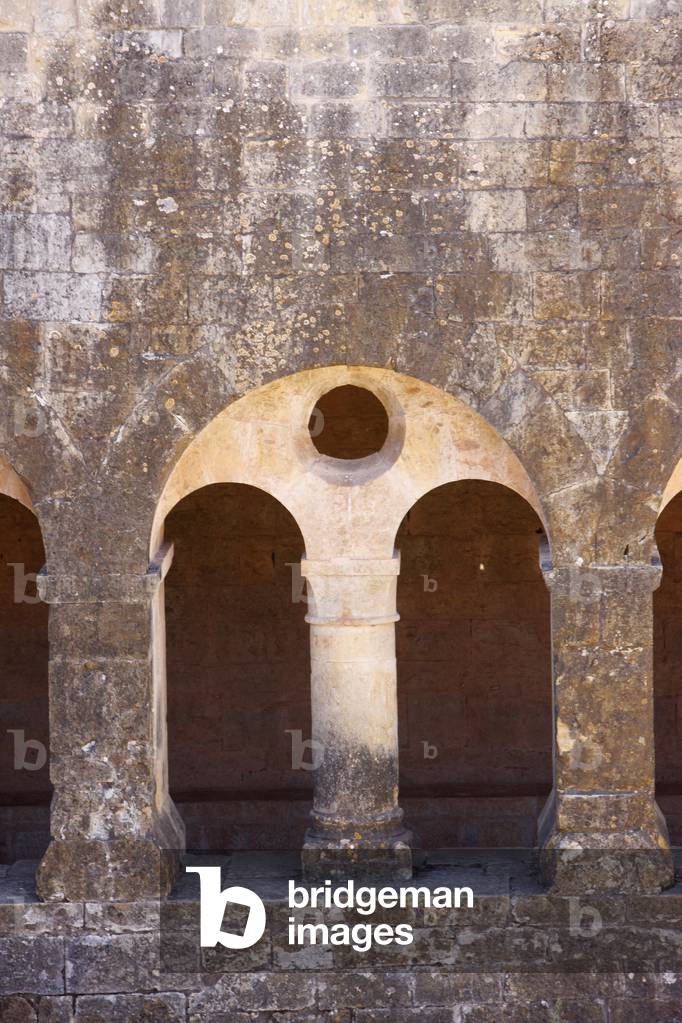 Thoronet abbey cloister, Thoronet, France