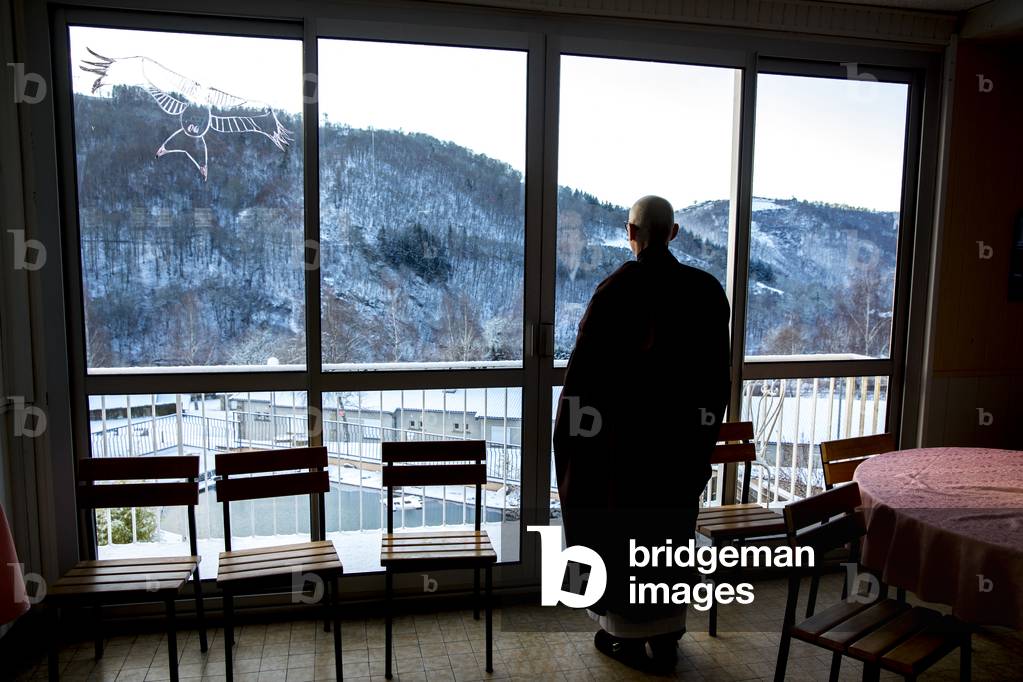 Zen sesshin (retreat) in Lanau, Cantal, France, 2017 (photo)