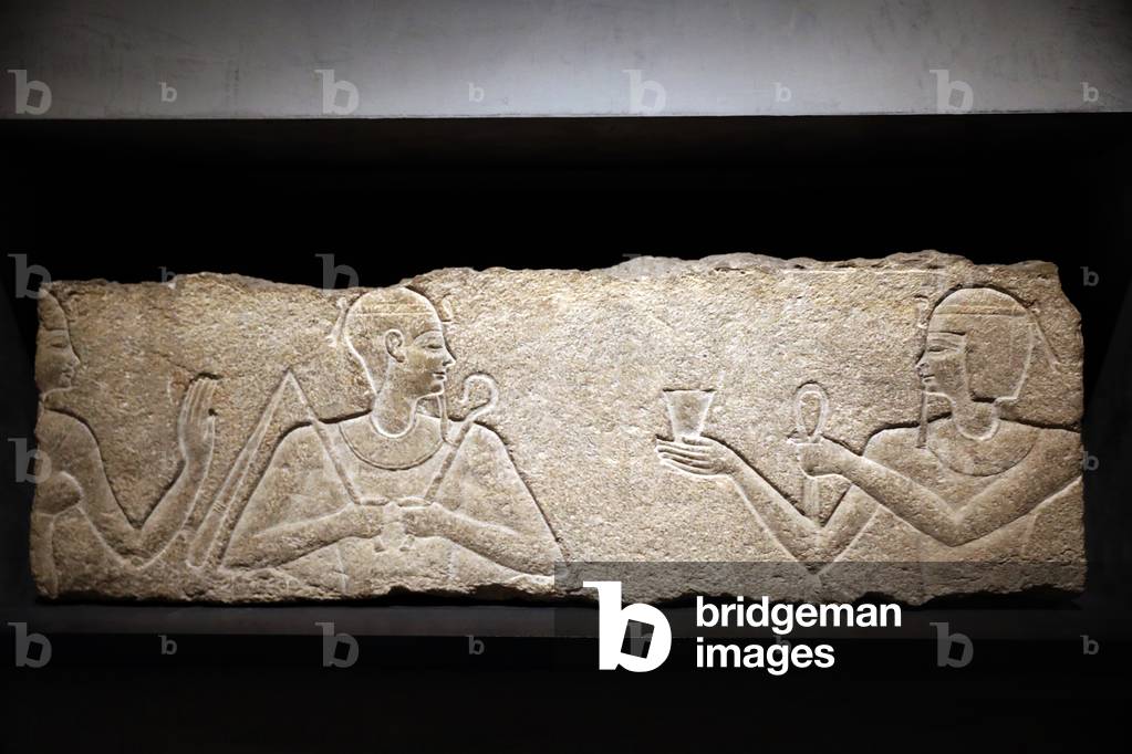 Coptos, Coptic church, Cesarion giving offerings to Horus and Isis, mid-1st century BC