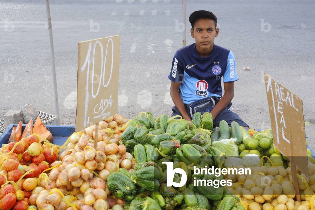 Market in Salvador, Brazil