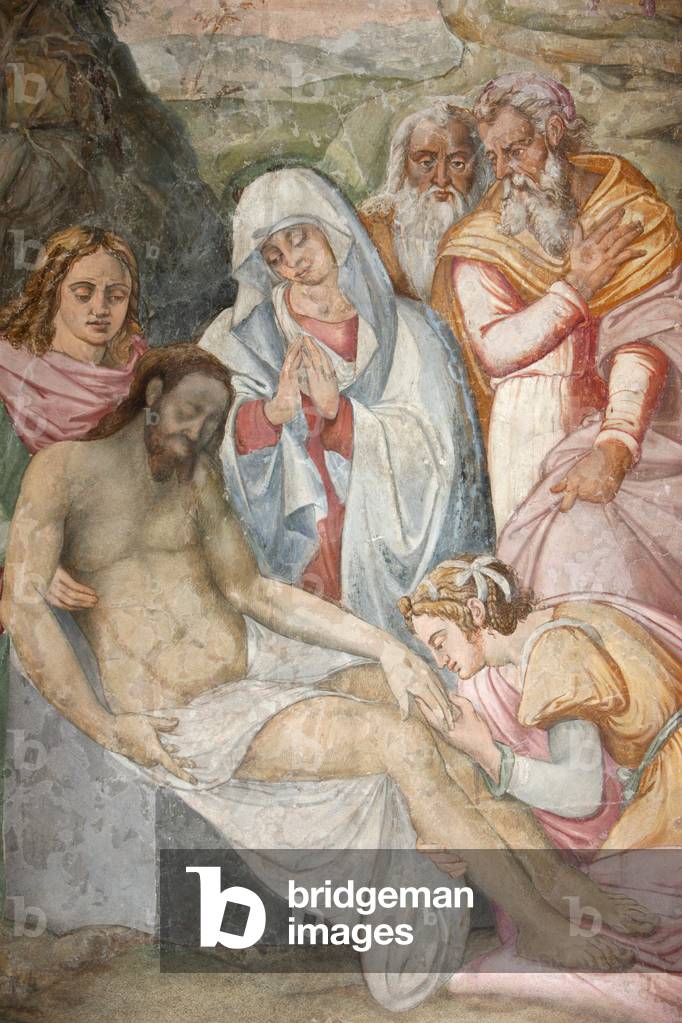 Die Kirche von San Jeronimo. Jesus legte vom Kreuz aus Madrid Spanien