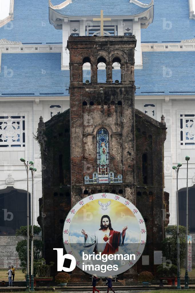 Basilica of Our Lady of La Vang, The old church built in 1928, La Vang, Vietnam, 2019 (photo)