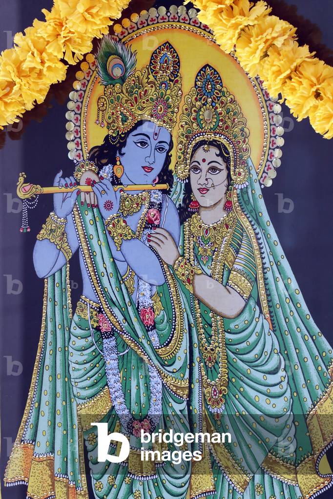 Sri Thenday Yutthapani Temple, Krishna and Radha, 2019 (photo)