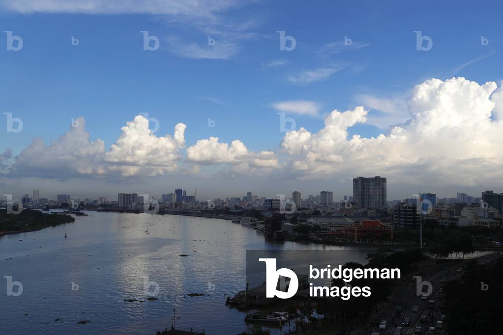 Saigon river, Ho Chi Minh City, Vietnam, 2018 (photo)