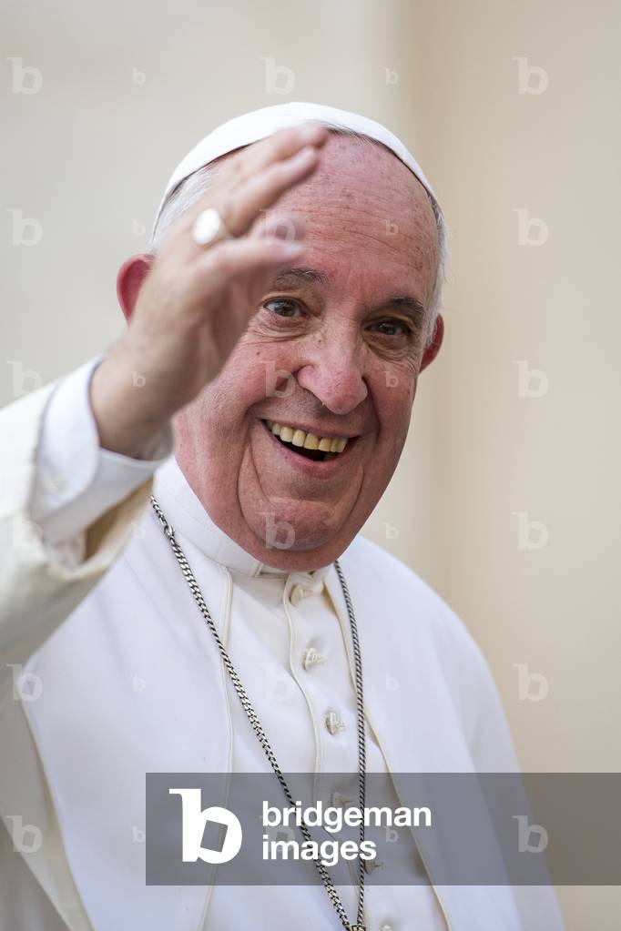 Pope Francis in Saint Peter's square at the Vatican, 2019 (photo)