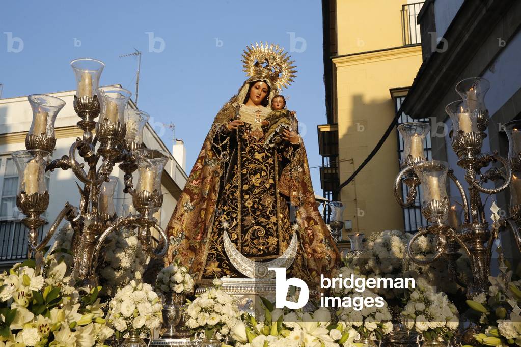Catholic procession in El Puerto de Santa Maria, El Puerto de Santa Maria, Spain