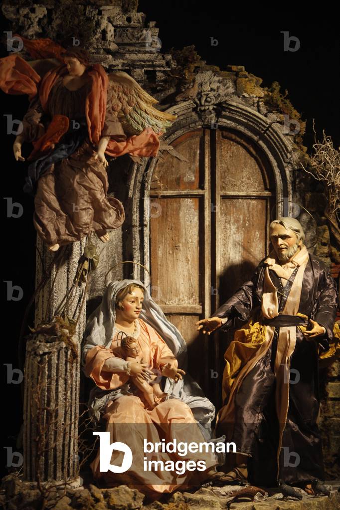 Presepe napoletano storico, Napoli, Italia