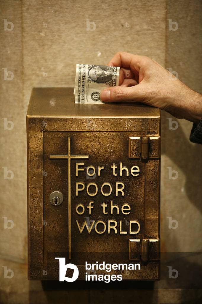 St Patrick's Cathedral. Collecting-box New York Etats-Unis