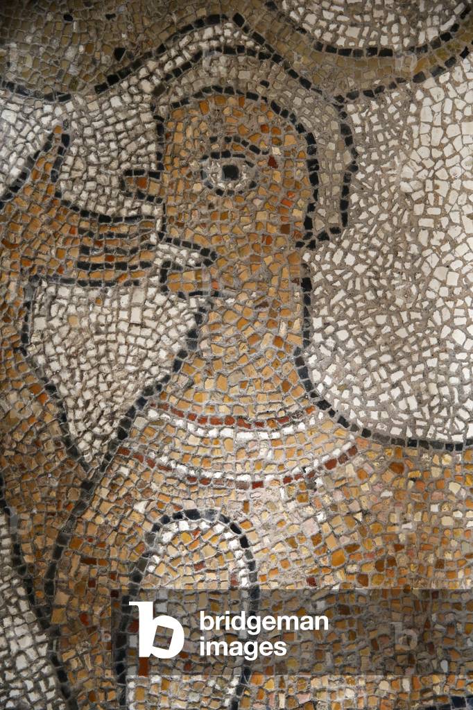 Detail of the mosaics on the floor of Otranto Duomo (cathedral), Italy (photo)