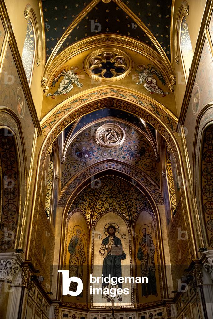 St Peter and Paul apostles church, Palermo, Sicily, Italy. Chancel. (photo)