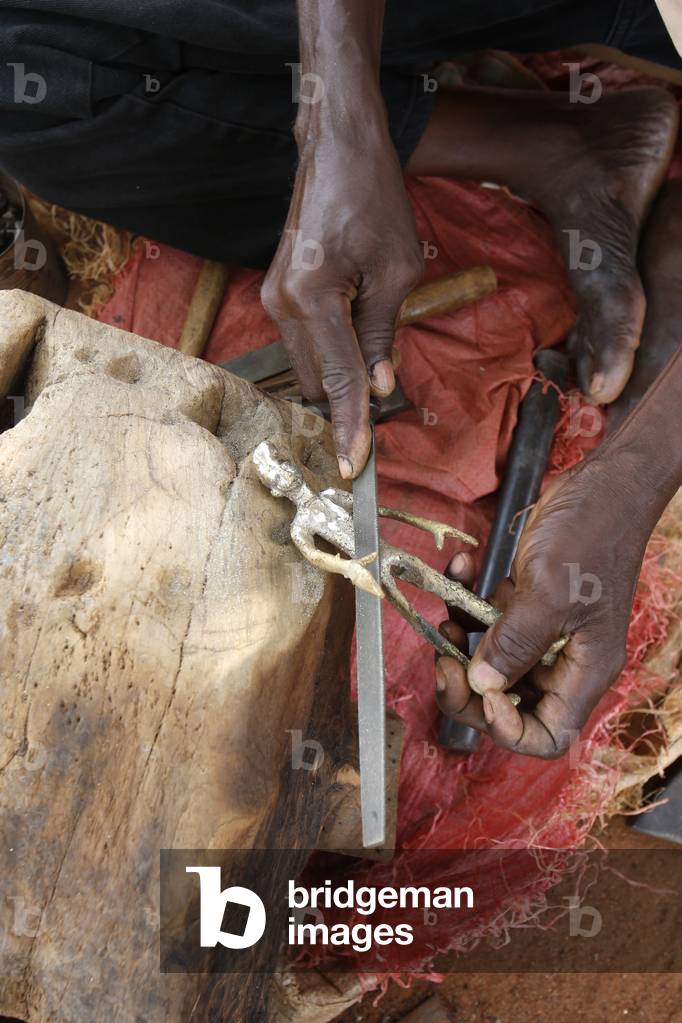 Craftsman at work, Abomey, Benin, Africa (photo)