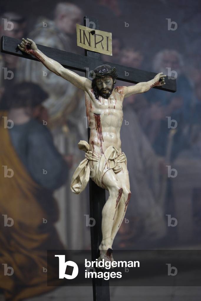 San Jeronimo's church. Crucifix Madrid Spain