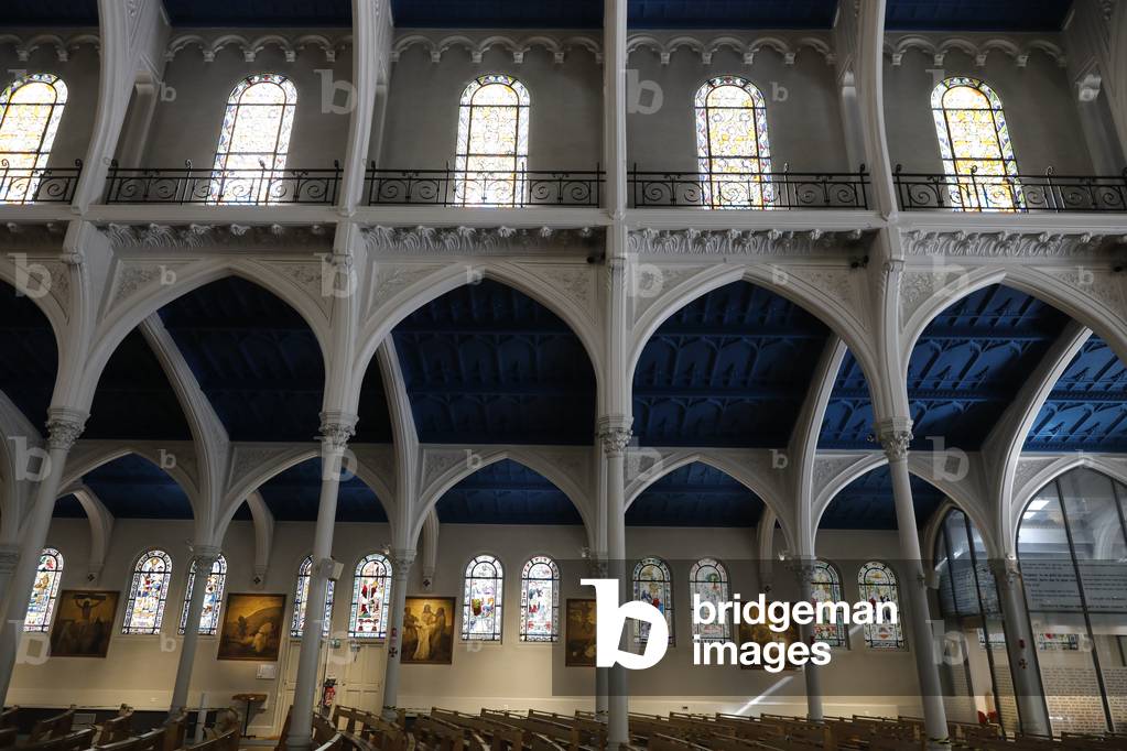 Saint Honore d'Eylau church, Paris, France. Nave.