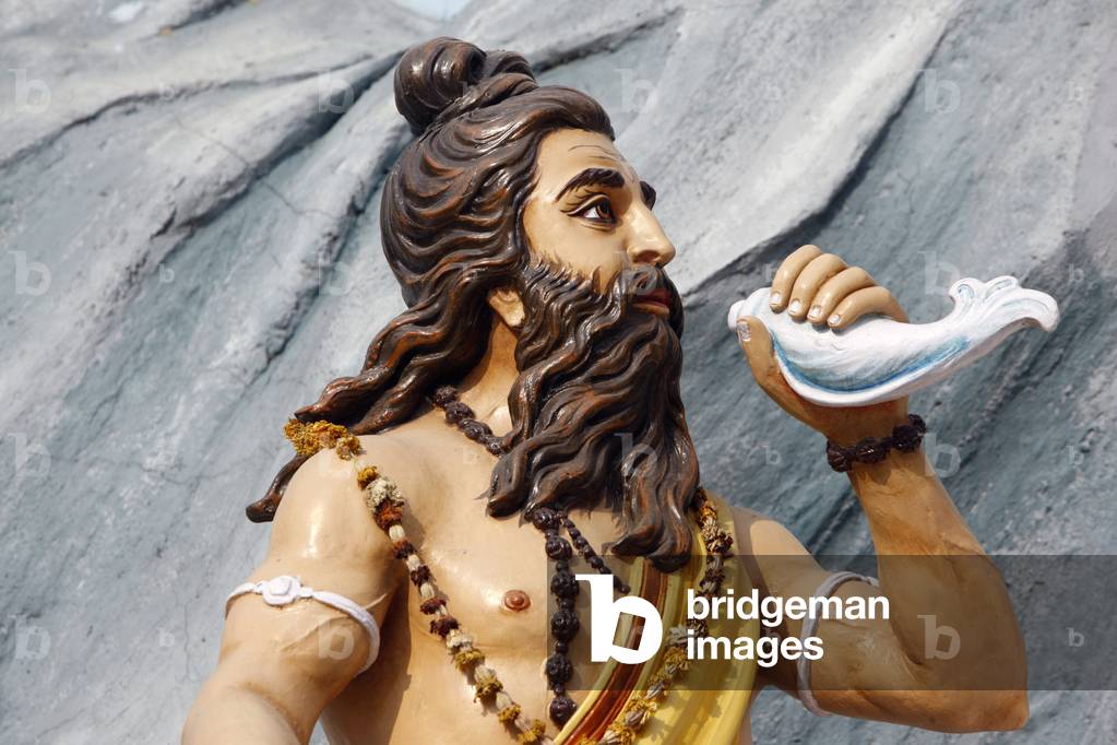 Lakshman temple in Rishikesh: Vashistha,The great sage of Shri Rama's dynasty Rishikesh India