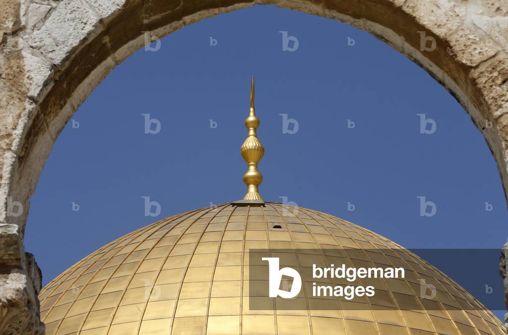 The Dome of the Rock, on Jerusalem's Temple Mount, is one of the holiest shrines in Islam., Jerusalem, Israel