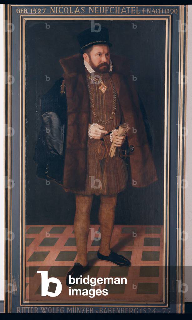 Portrait of Wolfgang Muenzer von Babenberg, c.1567 (oil on canvas)