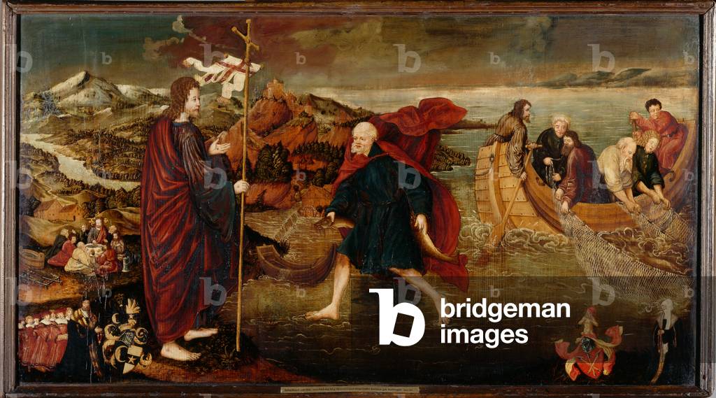 The Miraculous Draught of Fishes, c.1530 (oil on panel)