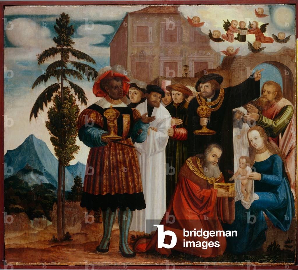 Image de Peinture représentant L'Adoration du Magi, 1522 par Melchior Feselen