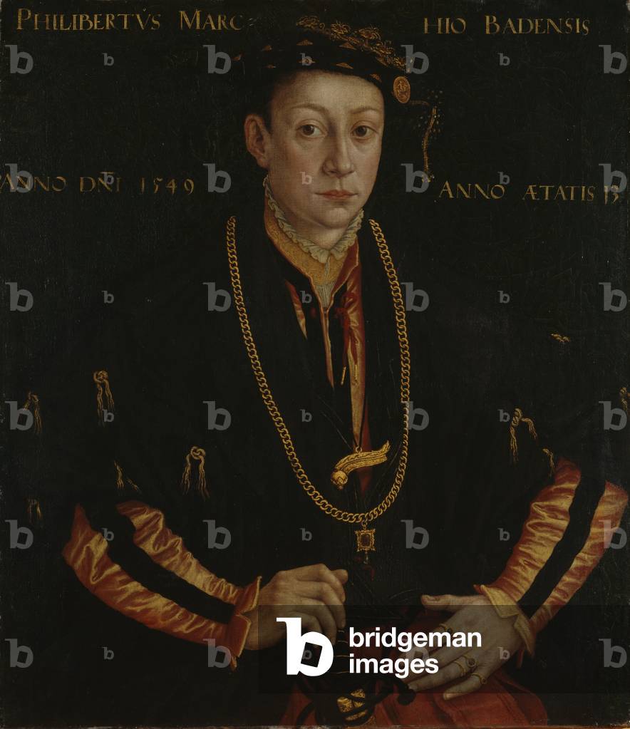 Portrait of Margrave Philbert von Baden, 1549 (oil on canvas)